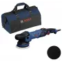 BOSCH GPX9-125S set de pulidora rotativa con almohadilla de espuma y caperuza de pulido, batería 18V (herramienta sin batería ni cargador)