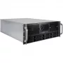 Inter-Tech IPC Storage 4U-4408-L chasis de servidor rack 4U, 8x 3,5 pulgadas hot-swap, sin fuente de alimentación, negro