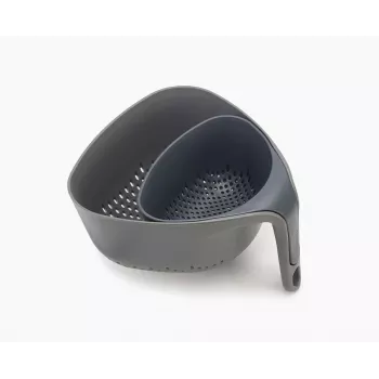 Joseph Joseph Nest Colander Set Grey 2 piezas