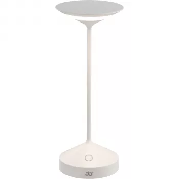AB+ by Abert Tempo lámpara de mesa portátil blanca