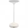 AB+ by Abert Tempo lámpara de mesa portátil blanca