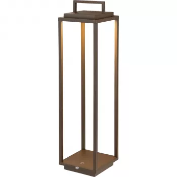 AB+ by Abert Resort Maxi lámpara de mesa portátil corten
