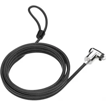 Compulocks candado de seguridad universal con cable - candado T-Bar con llave - blanco - 1,83 m