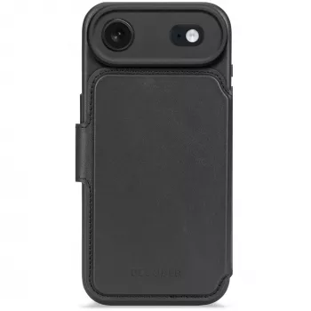 Monedero de piel extraíble Decoded con MagSafe para iPhone 17 Air, Negro