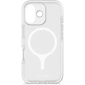 Decoded DropTec funda trasera transparente para iPhone 17 con MagSafe (Frosted White)