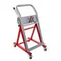 Carro de placas HOLZMANN PW3040KIPP, capacidad de carga 300 kg, función basculante, ruedas de goma maciza