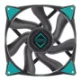 Ventilador de caja Iceberg Interactive IceGALE Xtra 140mm Black - 500-2500 RPM - 169 CFM - 47 dB - PWM
