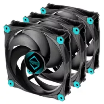 Ventilador de caja Iceberg Thermal IceGALE Silent 120mm Black pack de 3