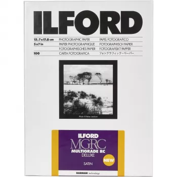 Papel fotográfico en blanco y negro de contraste variable ILFORD MG RC DL 13x18 cm (5x7 in) Glossy, 100 hojas