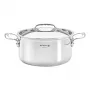 De Buyer Affinity Cazo con mango Acero inoxidable con tapa 24 cm
