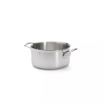 De Buyer Affinity Cazo con mango Acero inoxidable con tapa 24 cm