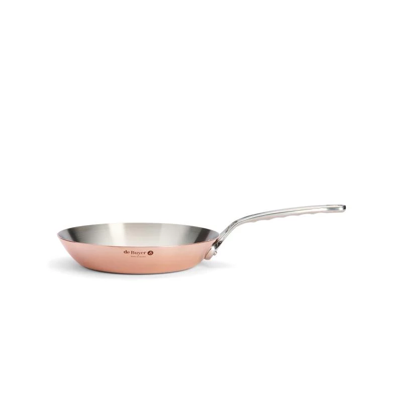De Buyer Prima Matera Sartén multiusos 24 cm Cobre/Acero inoxidable Inducción