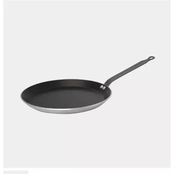 De Buyer Choc Resto Sartén de inducción 26 cm - Negro - Redonda - Fondo de 4 mm - Aluminio - Antiadherente