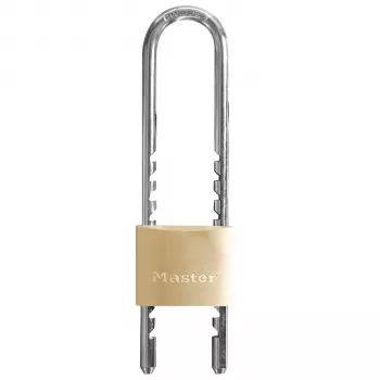 Master Lock 1950EURDCC Candado de arco ajustable 50 mm cuerpo de latón macizo con llave