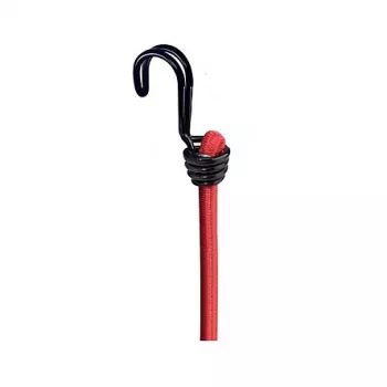Master Lock 3020EURDAT Correa de equipaje con ganchos de alambre doble - 0,6 m - 40 kg - roja - 2 uds.