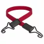 Master Lock Goma elástica plana de alambre doble 3224EURDAT - 60 cm, pack de 2, negro/amarillo