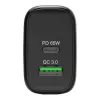 PORT Designs Cargador de pared USB-C PD 65W GaN enchufe EU negro