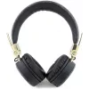 GUESS GUBH704GEMK Auriculares Bluetooth over-ear, negros, 4G Metal Logo
