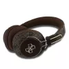 GUESS Auriculares Bluetooth inalámbricos 4G Metal Logo marrón GUBHS72P4FC4MW