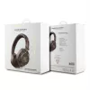 GUESS Auriculares Bluetooth inalámbricos 4G Metal Logo marrón GUBHS72P4FC4MW