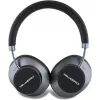 Karl Lagerfeld Saffiano Metal Logo Auriculares Bluetooth inalámbricos on-ear negros