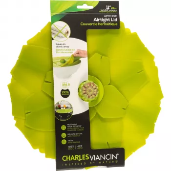 Charles Viancin Artichoke tapa de silicona 28 cm verde