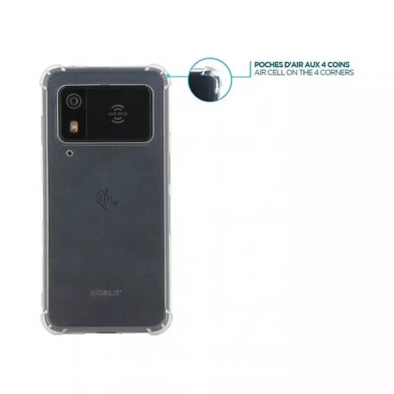 Mobilis R Series Funda blanda transparente para Zebra EM45