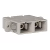 Tripp acoplador de fibra óptica dúplex MMF/SMF multimodo monomodo SC/SC - acoplador de red - SC multimodo (beige)