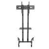 Eaton Tripp Lite Series carro rodante para TV/monitor - para TVs y monitores de 37 a 70 pulgadas - Classic Edition - negro, plata