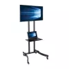 Eaton Tripp Lite Series carro rodante para TV/monitor - para TVs y monitores de 37 a 70 pulgadas - Classic Edition - negro, plata