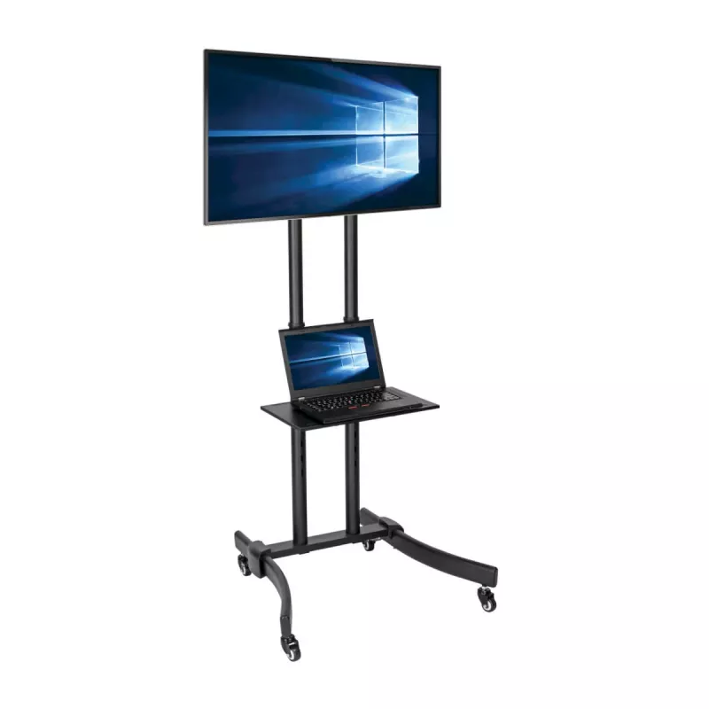 Eaton Tripp Lite Series carro rodante para TV/monitor - para TVs y monitores de 37 a 70 pulgadas - Classic Edition - negro, plata