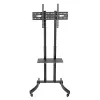 Eaton Tripp Lite Series carro rodante para TV/monitor - para TVs y monitores de 37 a 70 pulgadas - Classic Edition - negro, plata