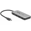 Eaton Tripp Lite Series hub USB-C de 4 puertos, USB 3.2 Gen 2 (10 Gbps) - negro