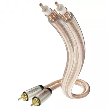 IN-AKUSTIK Star cable de audio RCA macho a RCA macho 1,5 m negro