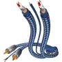 IN-AKUSTIK Premium II cable de interconexión Phono RCA 1,5 m negro