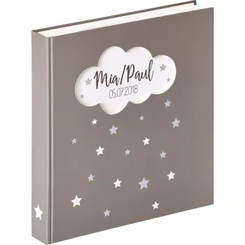 Walther Design Baby Magical álbum de fotos marrón/blanco 50 páginas 28x31 cm UK-205