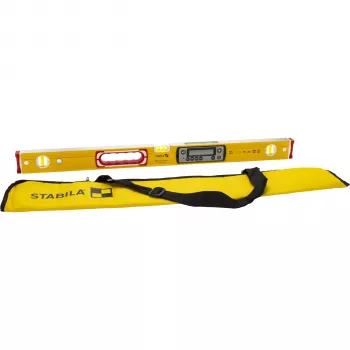 STABILA TECH 196 DL nivel de burbuja digital 81 cm con topes antideslizantes y bolsa