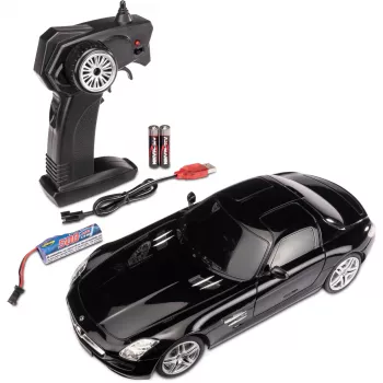 Carson RC 1:24 Mercedes-Benz SLS AMG 2.4G 100% RTR Negro