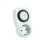 REV Ritter temporizador mecánico 24h con protección infantil blanco 230V 50Hz
