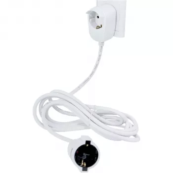 REV alargador Schuko 3m blanco regleta Powersplit