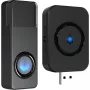 REV Ritter REV Orchestra Receptor de timbre inalámbrico para enchufe USB, 100m de alcance, negro