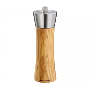 Zassenhaus Molinillo de sal Augsburg madera de olivo, 18 cm