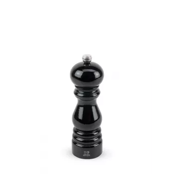 Peugeot Paris Molinillo de sal 18 cm madera de haya lacada negra