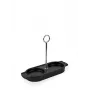 Peugeot Linea Ceramic Mill Drip Tray negro satinado 18 cm