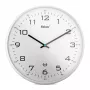MEBUS 13080 reloj de pared radiocontrolado, blanco, 30 cm