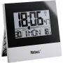 Mebus 41787 reloj de pared radiocontrolado, plata/blanco, 30 cm, DCF77