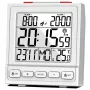 MEBUS 56813 despertador digital - blanco - rectangular - 12/24h - °C/°F