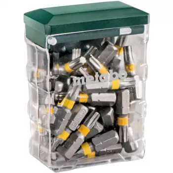 Metabo Bit-Box TX25 Security Torx set de puntas, 25 piezas (24 puntas + 1 portapuntas)