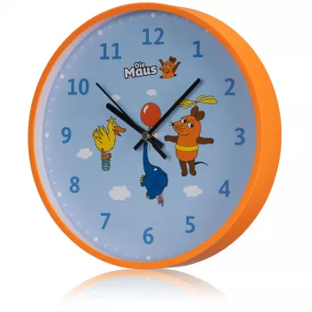 DieMaus reloj de pared para niños Maus, Elefante y Pato