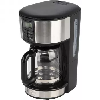 Russell Hobbs Buckingham 20680-56 Cafetera de filtro semiautomática, 1,25 l, 1000 W, negro/plata